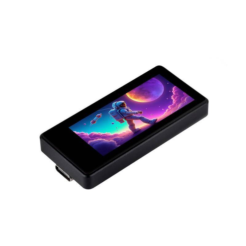 Waveshare ESP32 S3 Mikrocontroller, 240 MHz, 16 MB Flash, Wi-Fi, BT5, 1.91 Zoll AMOLED Display - Display: Touchscreen - Ausführung: ohne Header