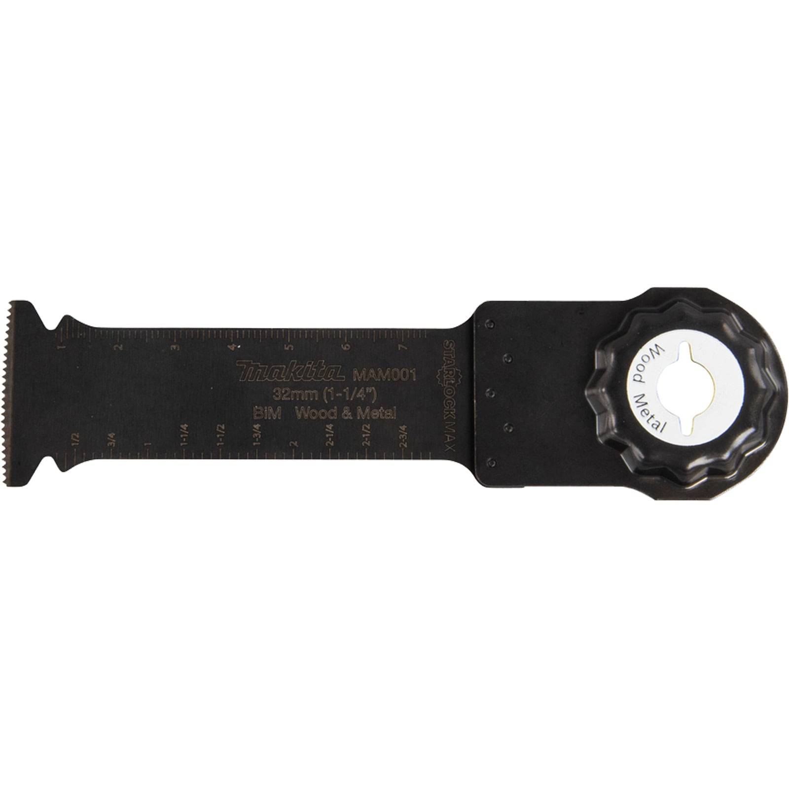 Oszilliersägeblatt für Holz und Metall, gekennzeichnet '32mm (1-1/4