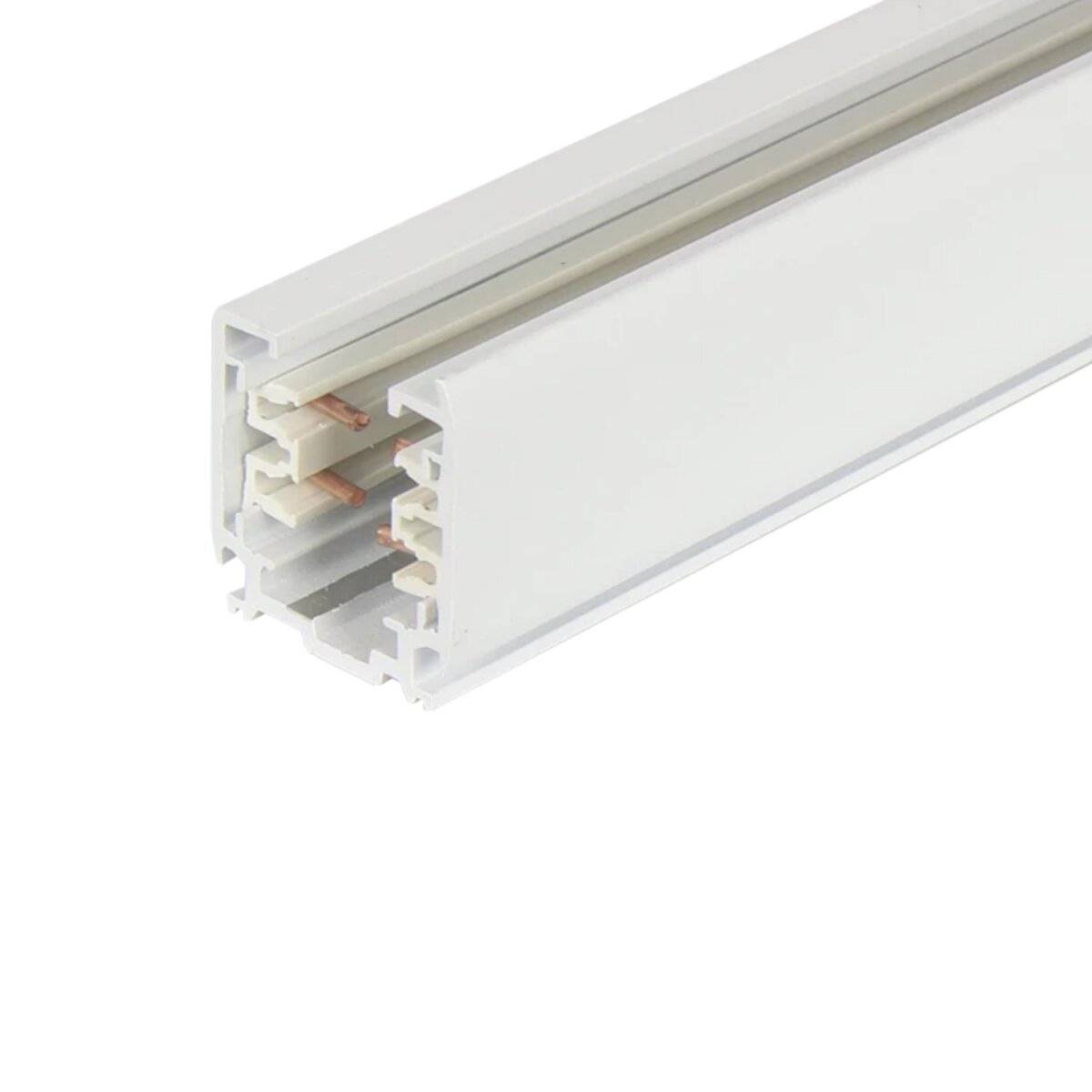 LUMICANTO 3-Phasen-Stromschiene Aluminium | 220-240V | 1m, Weiß