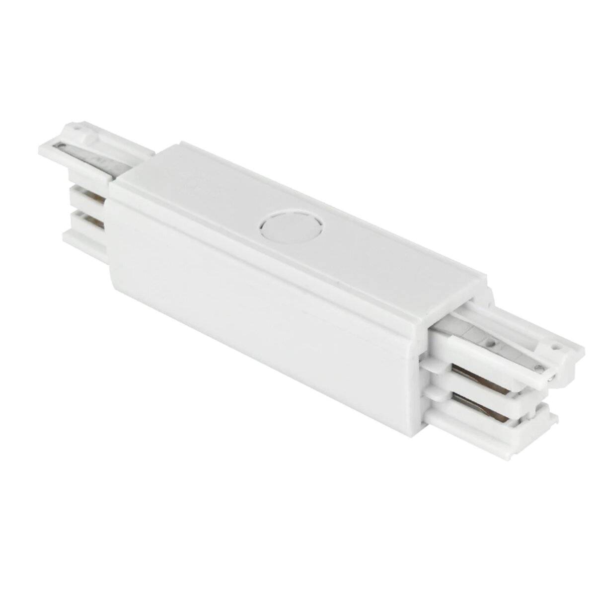 Verbinder I linear für 3-Phasen-Stromschiene LUMICANTO Weiß mit Einspeisemöglichkeit PRIME