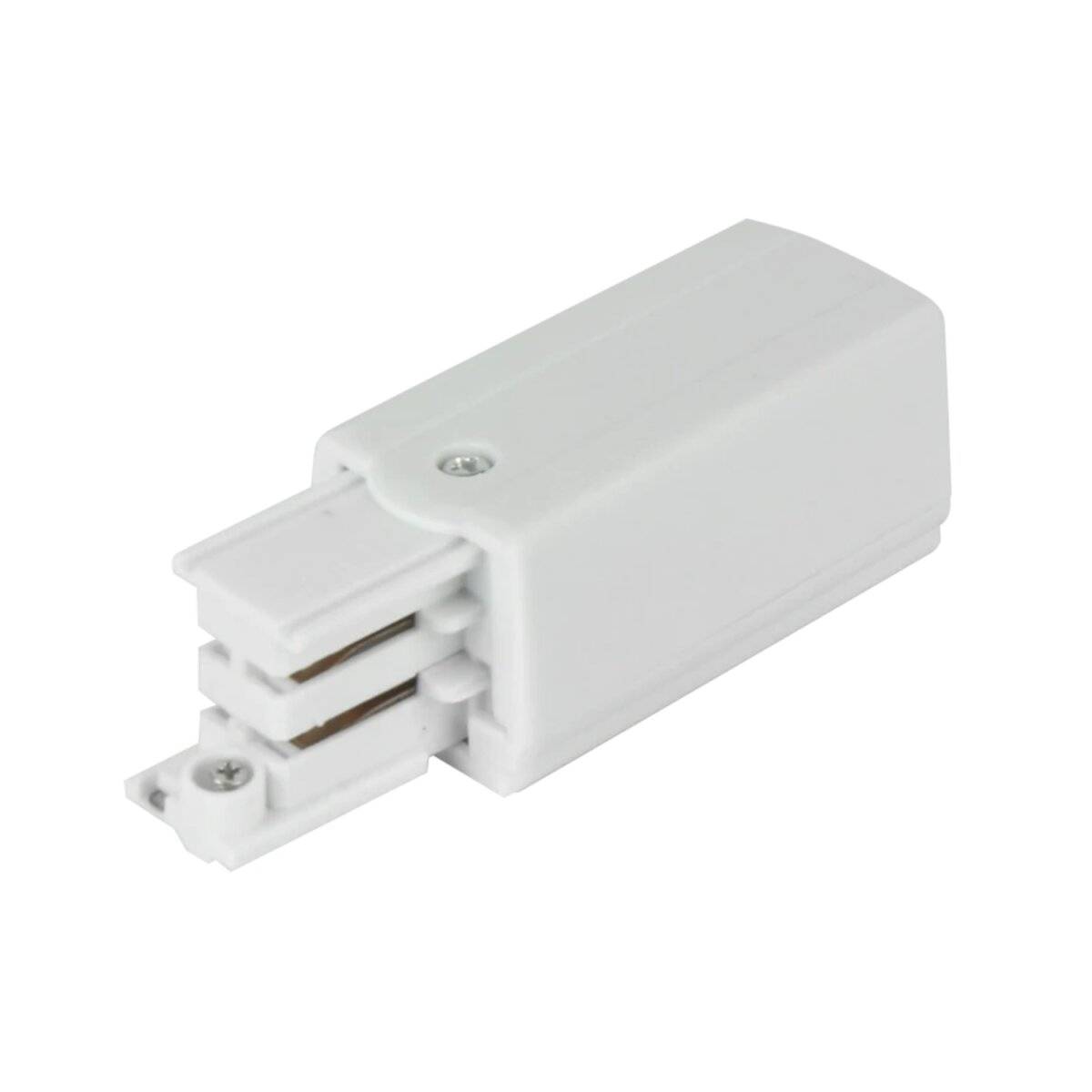 Stromversorgung für 3 phasen-schienen LUMICANTO rechts Weiß PRIME