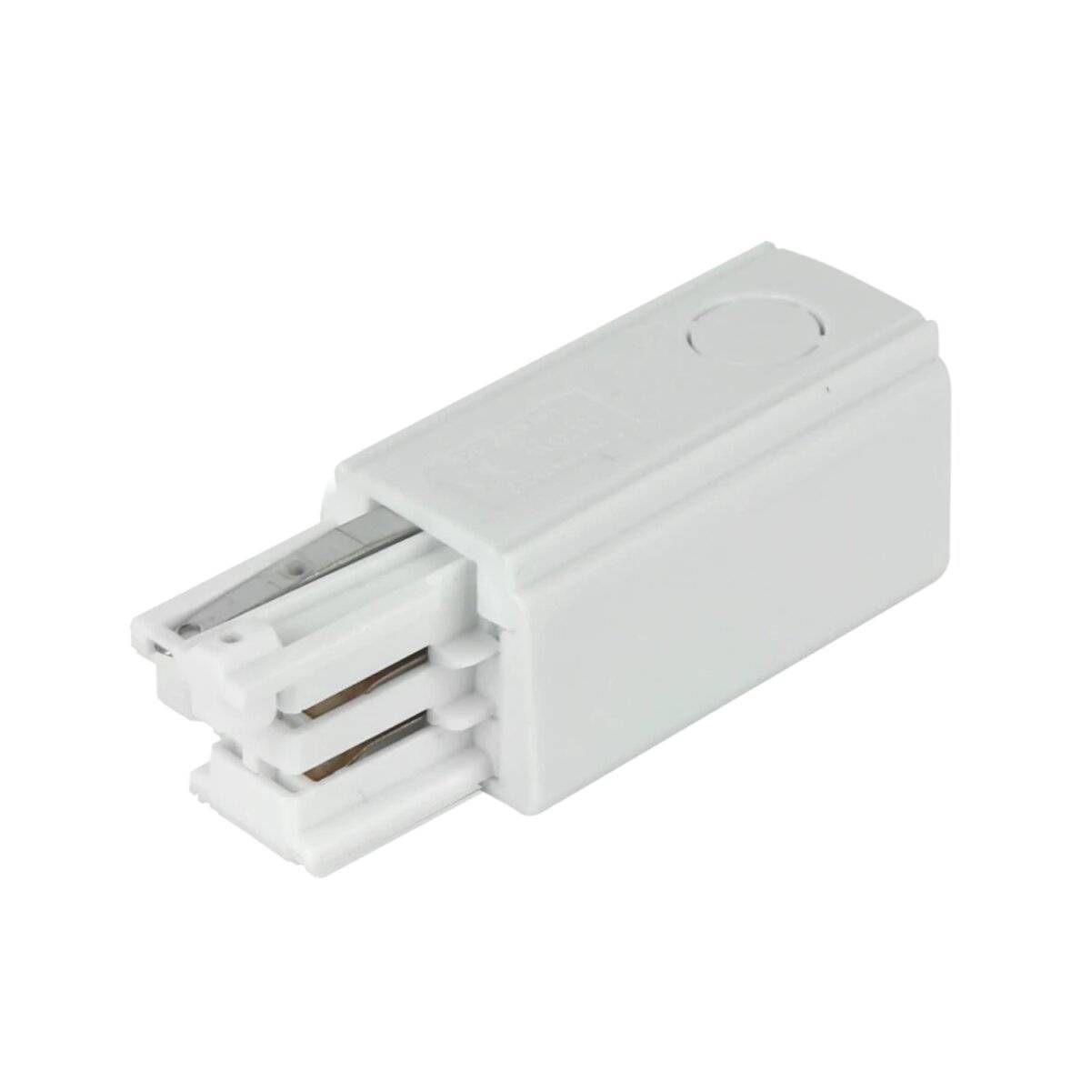 Stromversorgung für 3 phasen-schienen LUMICANTO rechts Weiß PRIME