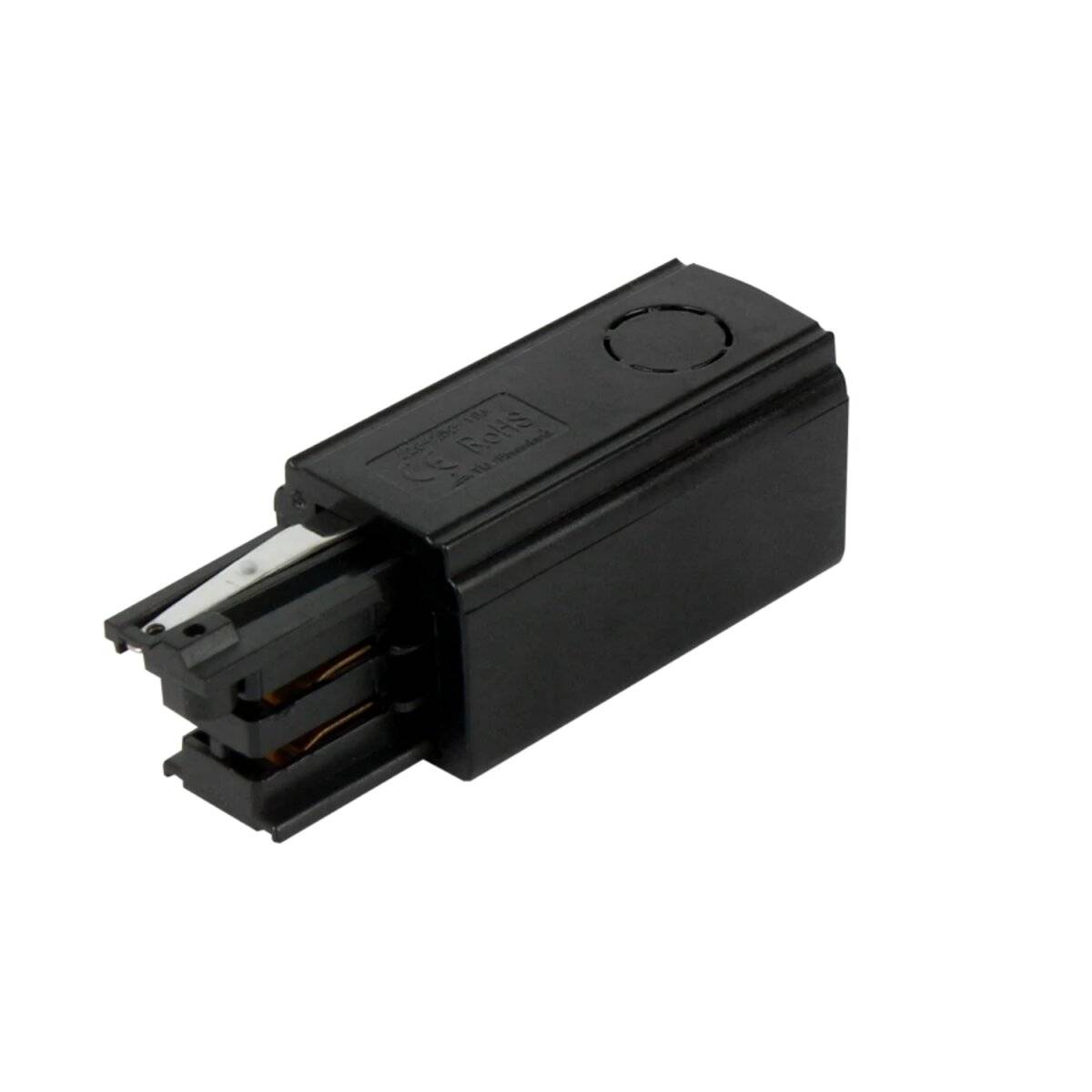 Stromversorgung für 3 phasen-schienen LUMICANTO rechts Schwarz PRIME