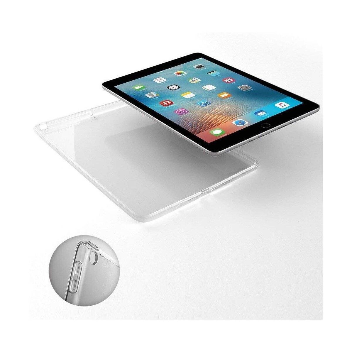 Ultra Silikon Slim Case Kameraschutz kompatibel mit iPad Air 11" 2025 Transparent