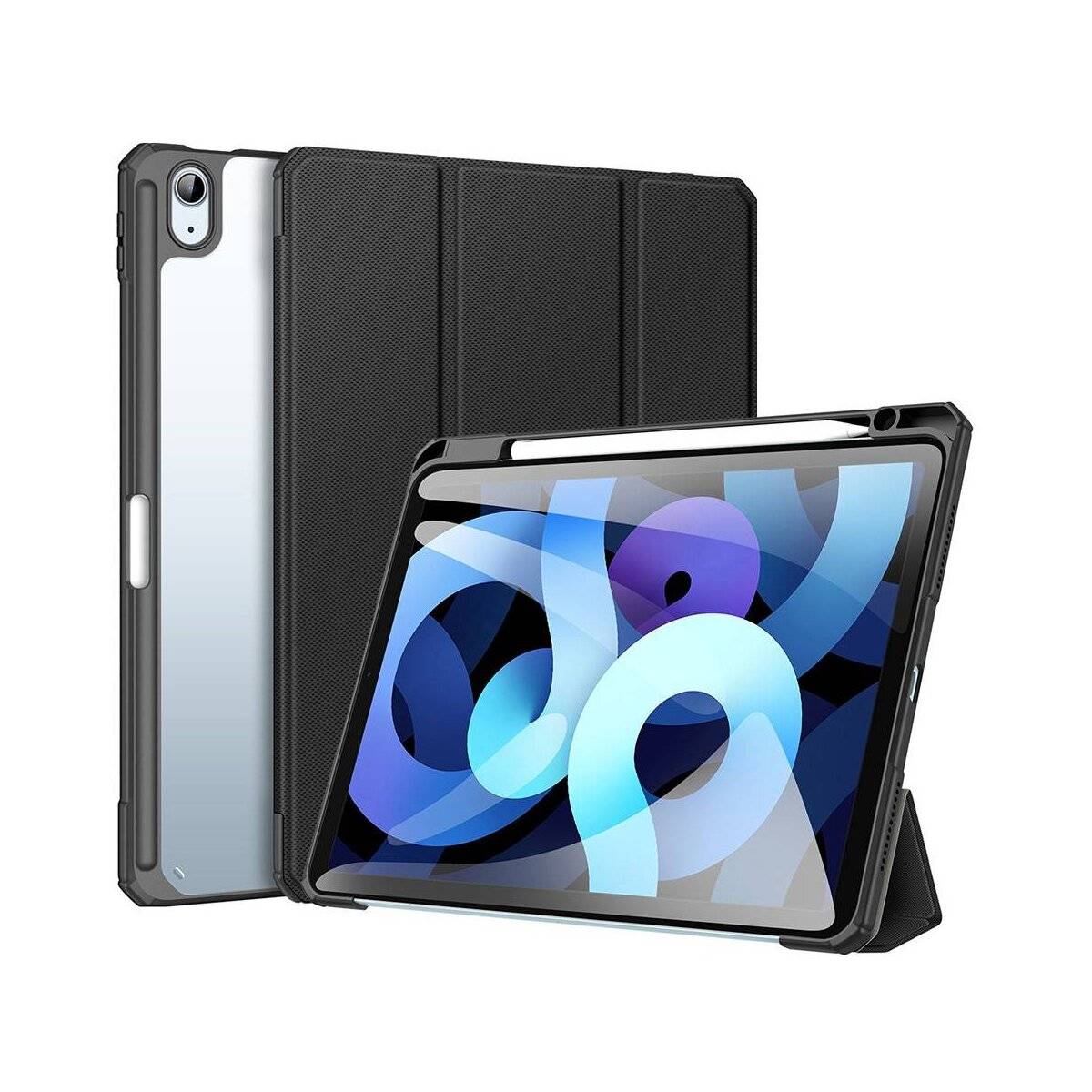 Dux Ducis Toby Eco-Leather Schale Cover kompatibel mit iPad Air 13" 2025 Schwarz