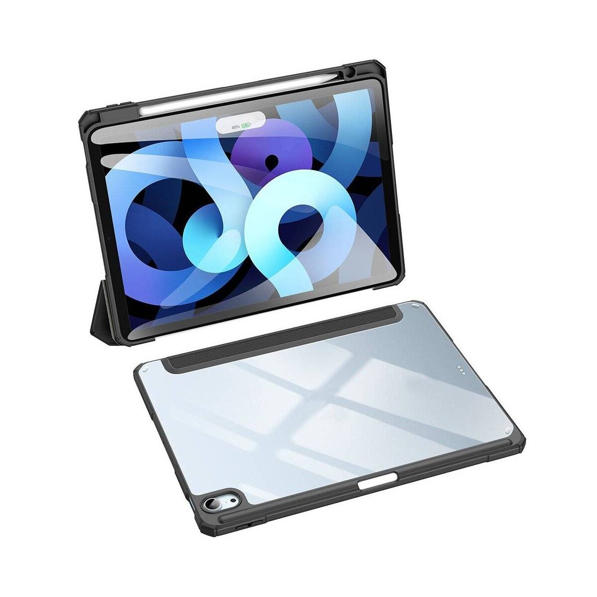 Dux Ducis Toby Eco-Leather Schale Cover kompatibel mit iPad Air 13" 2025 Schwarz