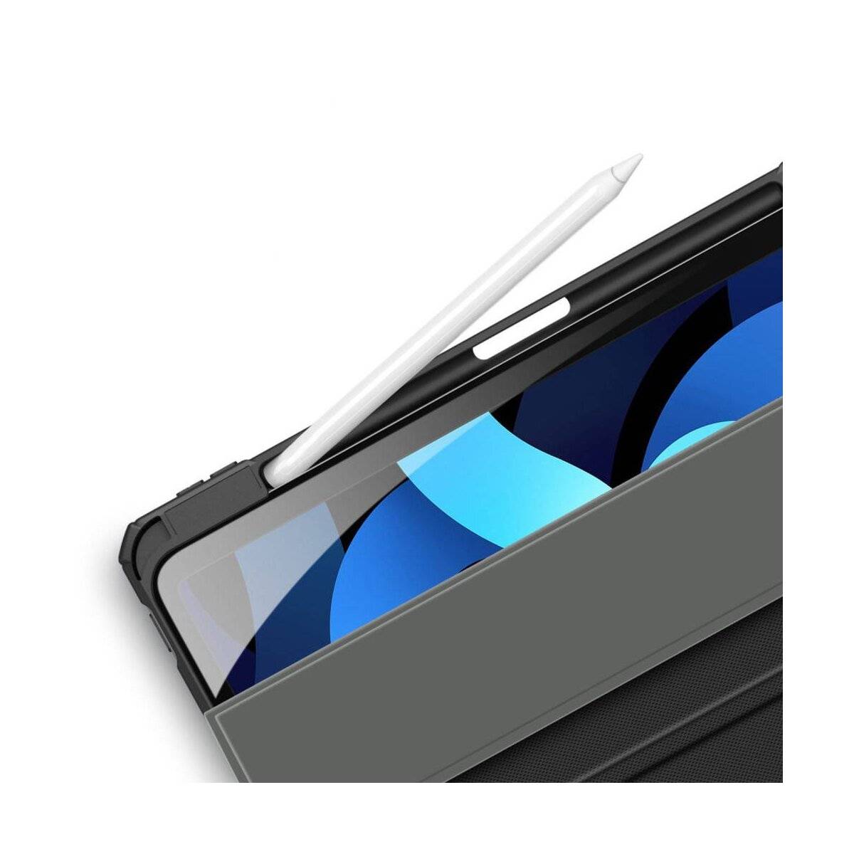 Dux Ducis Toby Eco-Leather Schale Cover kompatibel mit iPad Air 13" 2025 Schwarz