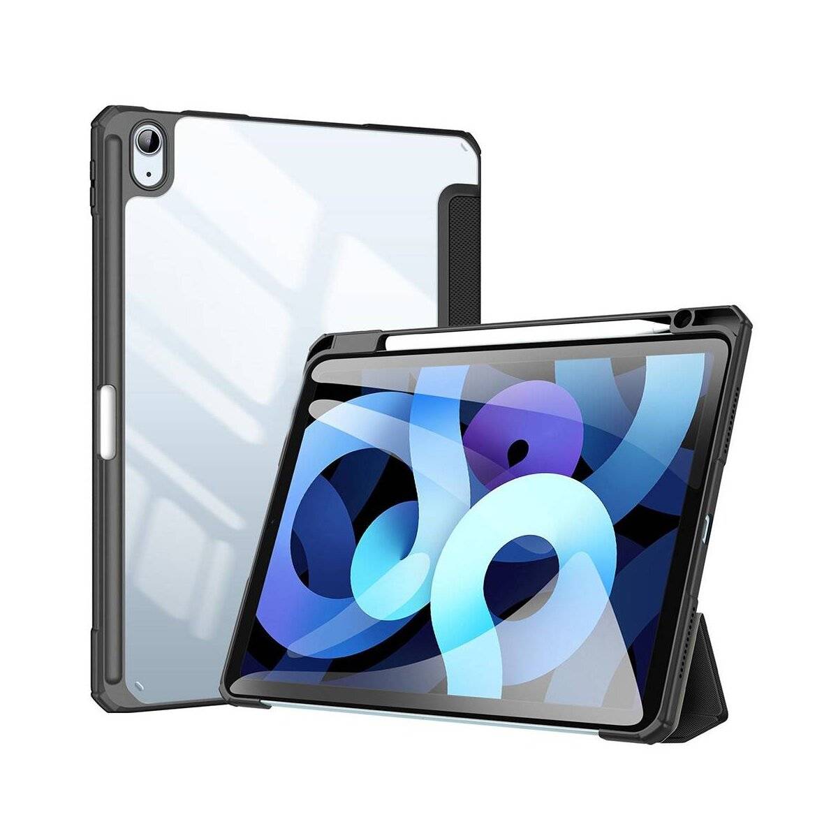 Dux Ducis Toby Eco-Leather Schale Cover kompatibel mit iPad Air 13" 2025 Schwarz