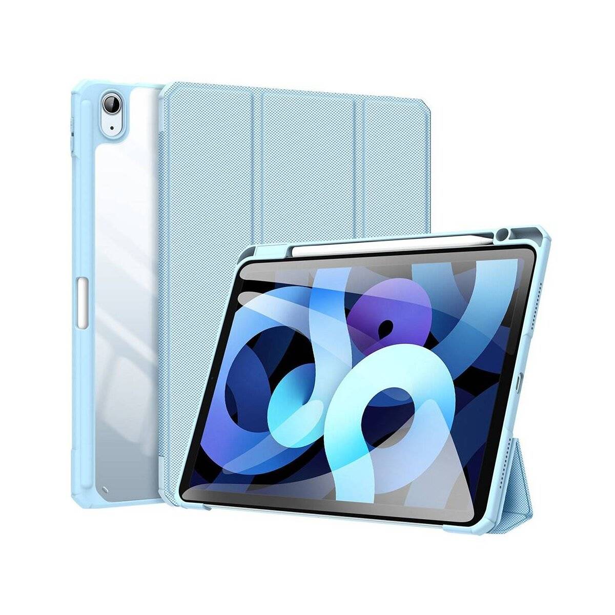 Dux Ducis Toby Eco-Leather Schale Cover kompatibel mit iPad Air 13" 2025 Blau