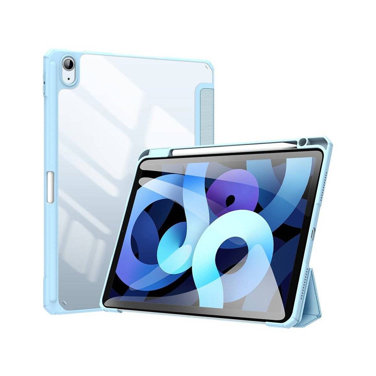 Dux Ducis Toby Eco-Leather Schale Cover kompatibel mit iPad Air 13" 2025 Blau