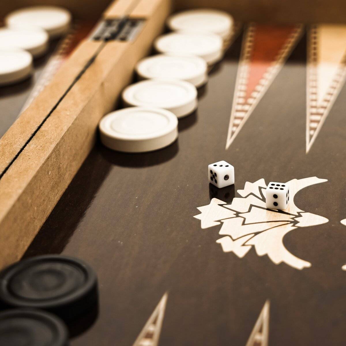 Backgammon Brettspiel aus Holz  Kaplama Tavla