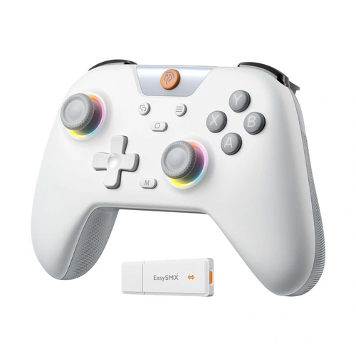 EasySMX X05 Controller PC mit 7 Farbe RGB Licht Hall Triggers Weiß EasySMX X05 Controller PC mit 7 Farbe RGB Licht Hall Triggers Weiß
