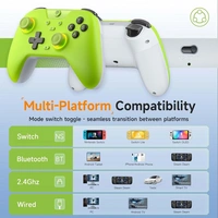 EasySMX X05 Controller PC mit 7 Farbe RGB Licht Hall Triggers Grün EasySMX X05 Controller PC mit 7 Farbe RGB Licht Hall Triggers Grün
