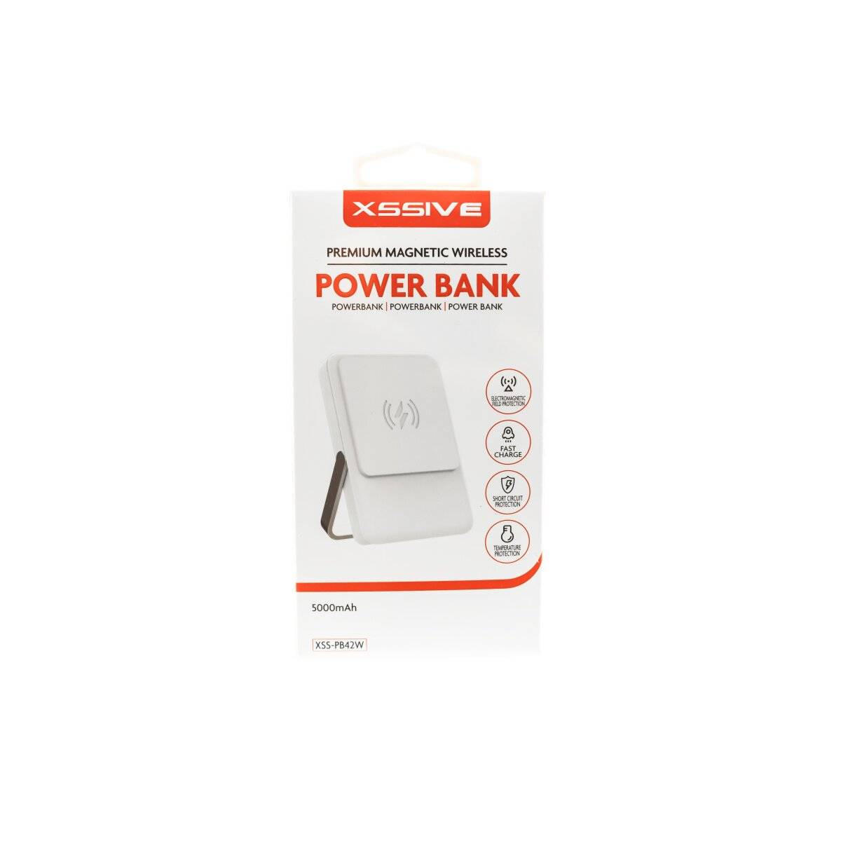 20W Premium Magnetische Drahtlose Powerbank  5000mAh Weiß
