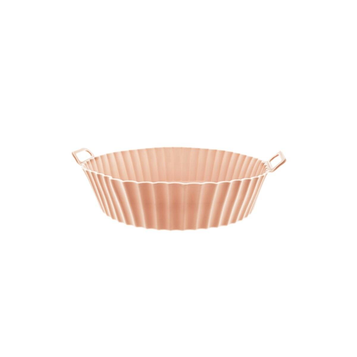 Silikonform für Heißluftfritteusen - 26 cm, hitzebeständig & antihaftbeschichtet Orange