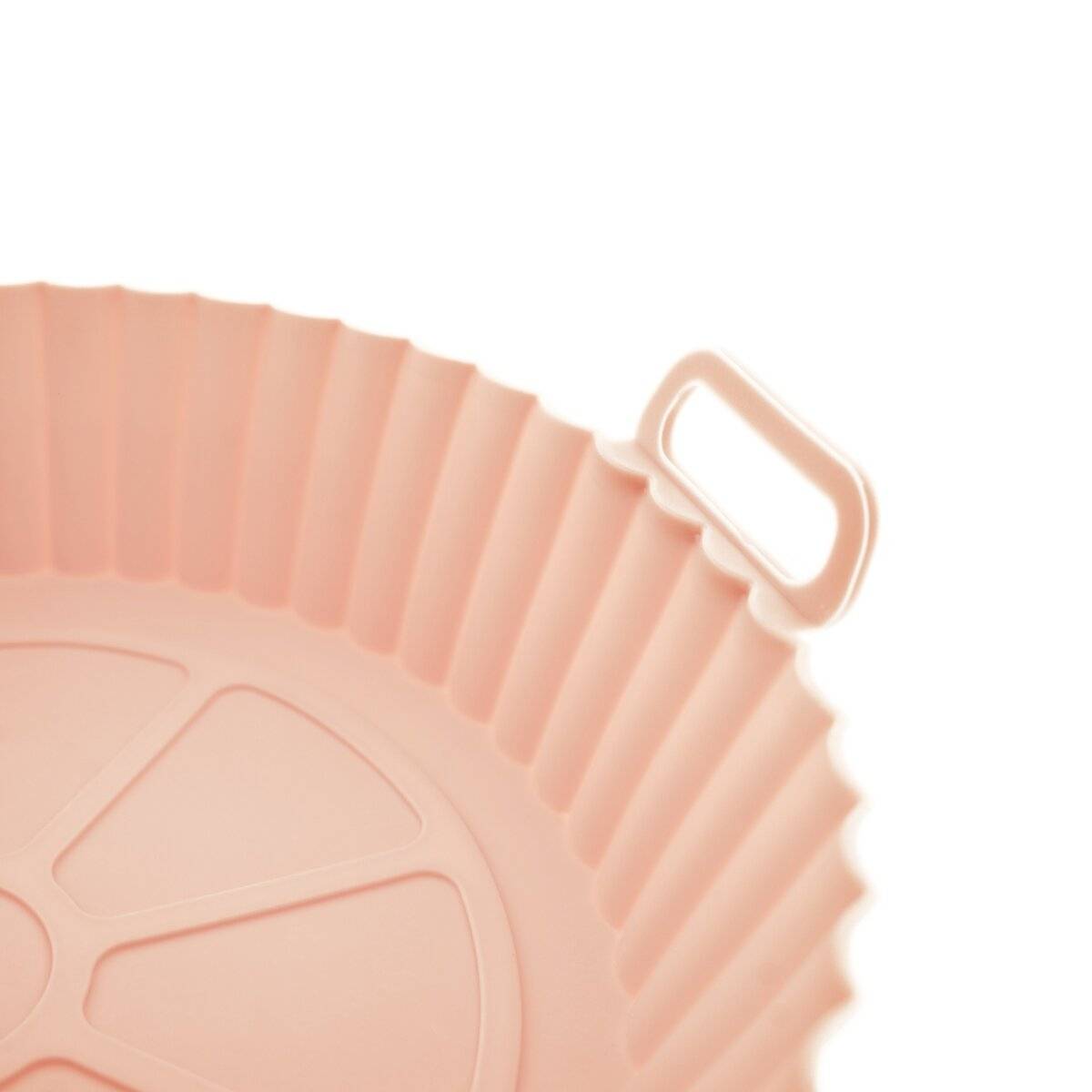 Silikonform für Heißluftfritteusen - 26 cm, hitzebeständig & antihaftbeschichtet Orange