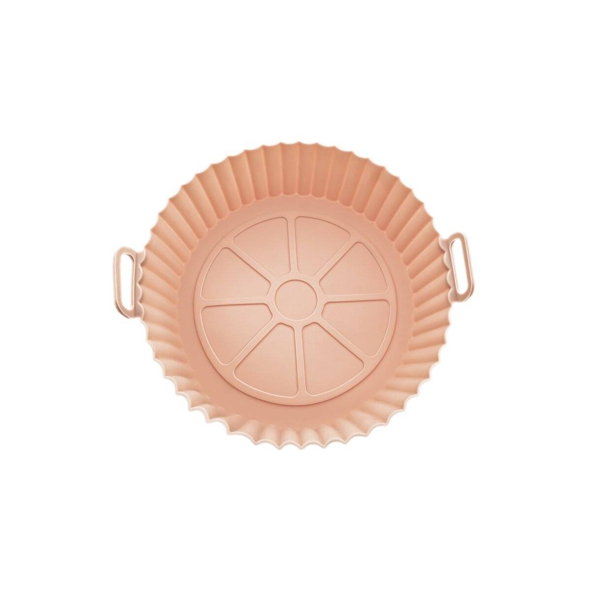 Silikonform für Heißluftfritteusen - 26 cm, hitzebeständig & antihaftbeschichtet Orange