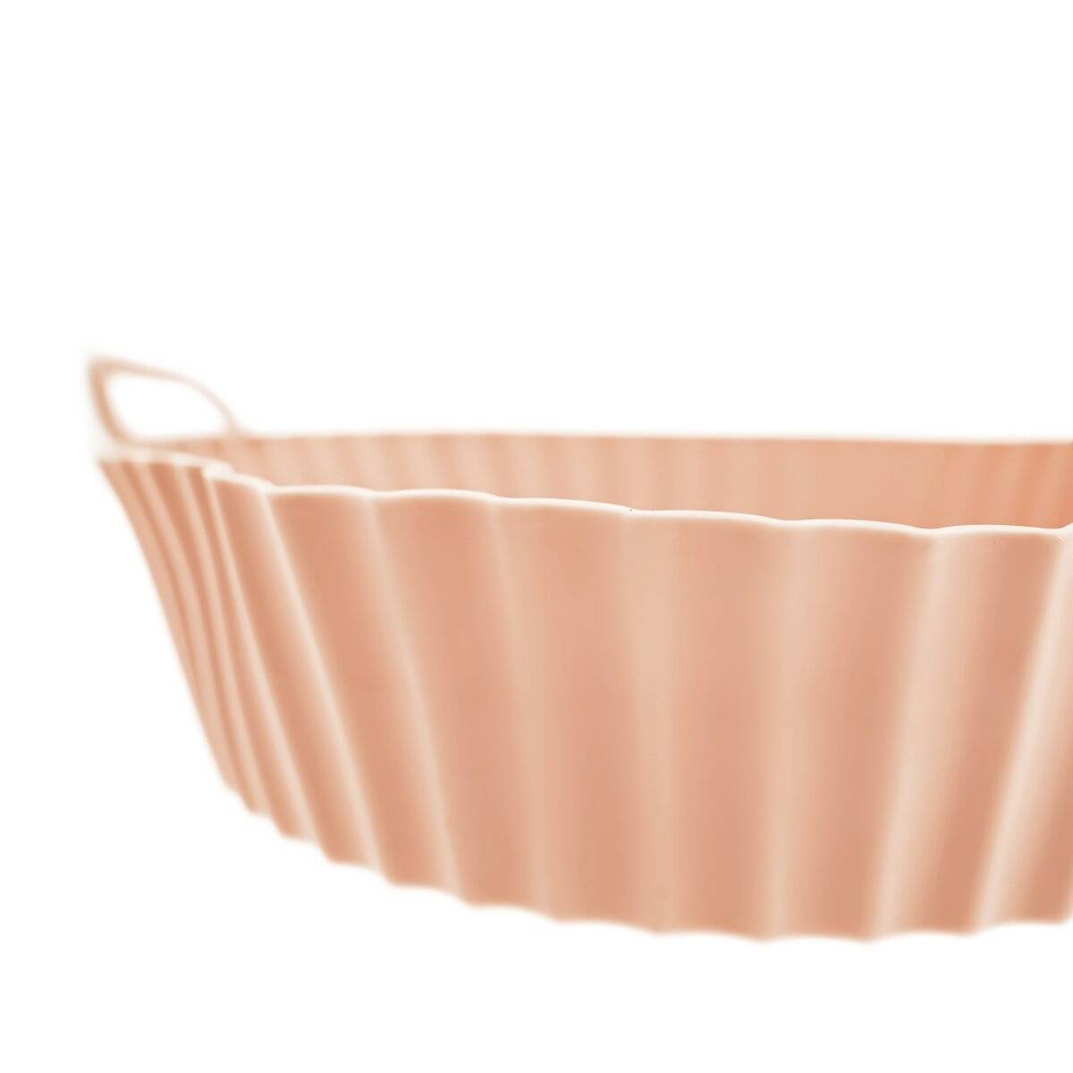 Silikonform für Heißluftfritteusen - 26 cm, hitzebeständig & antihaftbeschichtet Orange