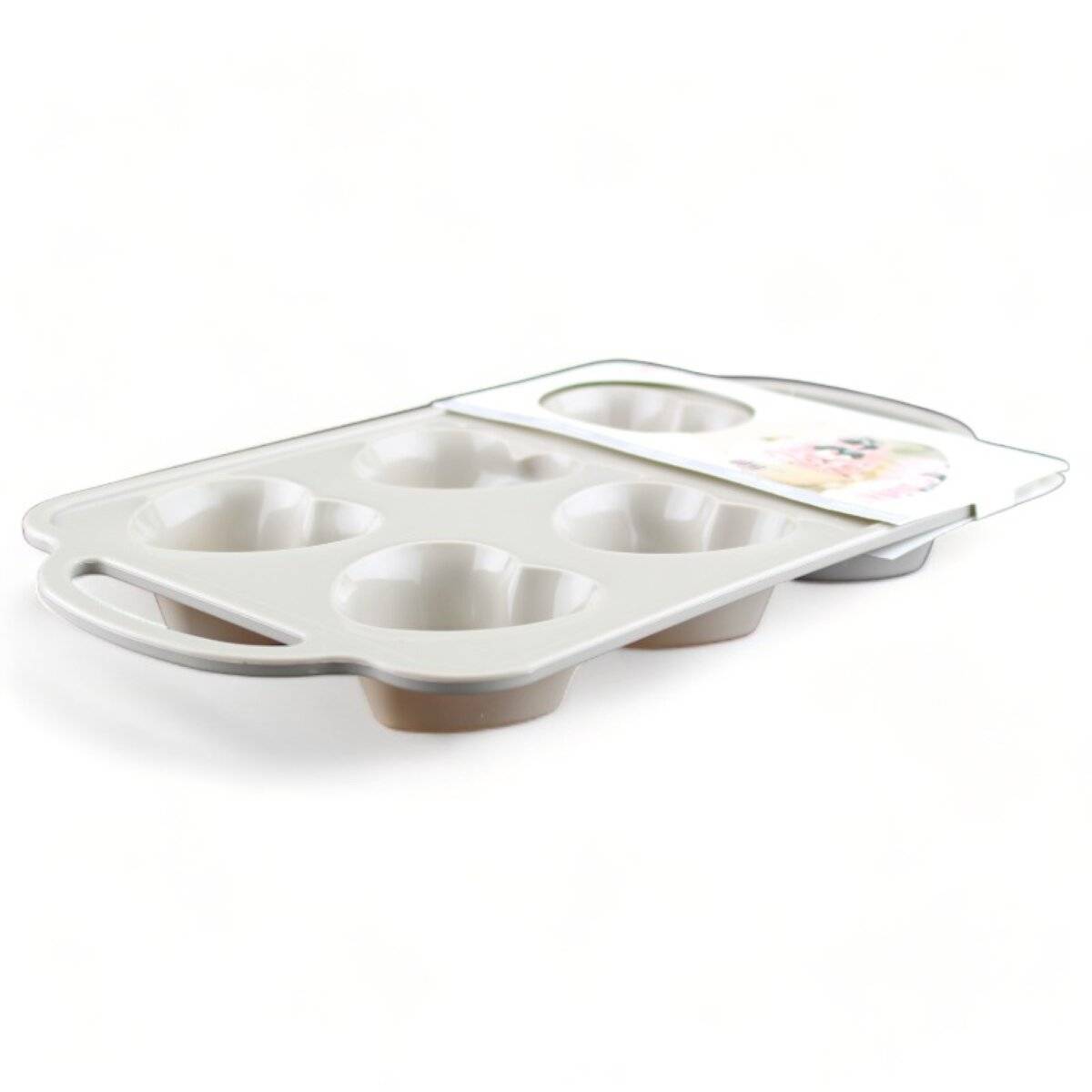 Silikon-Muffinform  6-fach Backform für Muffins & kleine Kuchen