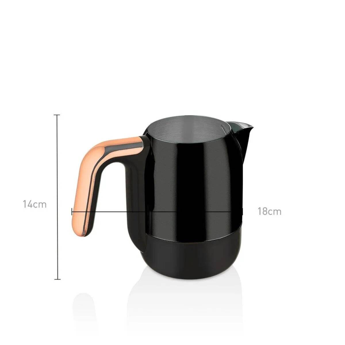 Korkmaz Kahvekolik Deluxe Türkische Kaffeemaschine 400W geeignet für 4 Tassen