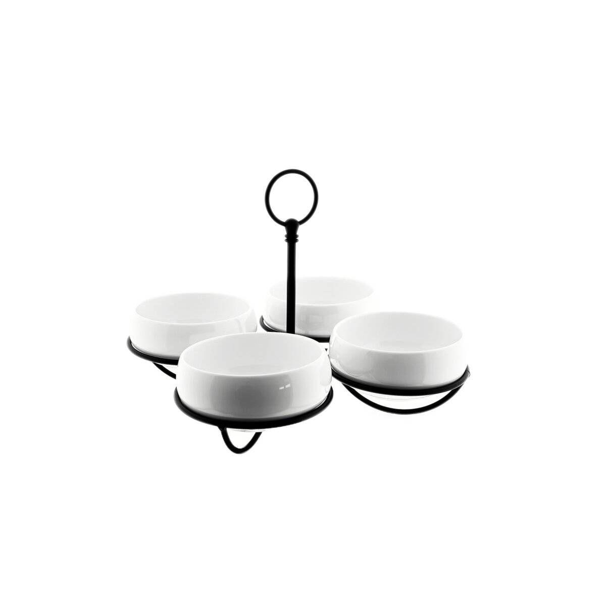 Snackschalen-Set Belicia 4 Schalen mit Ständer