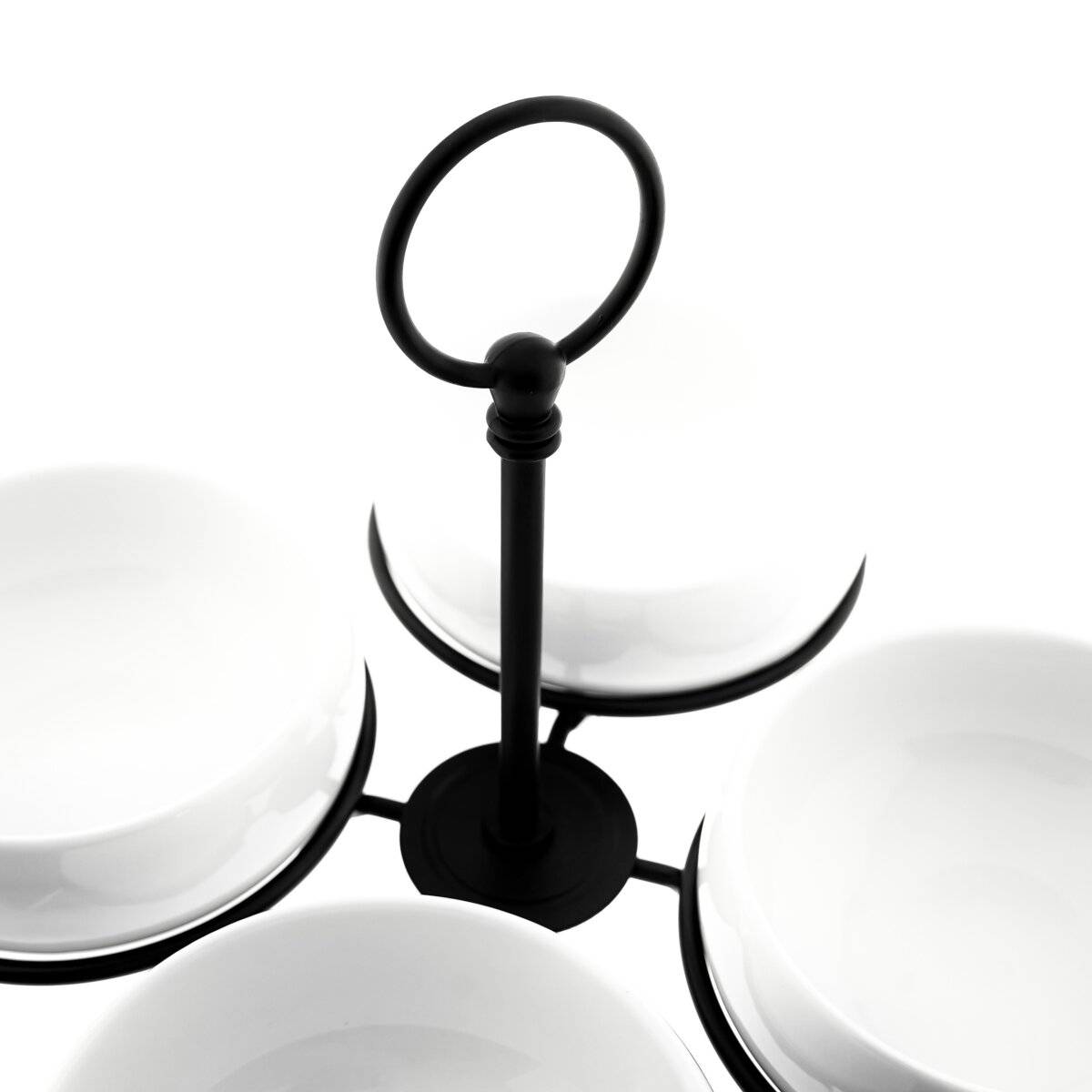 Snackschalen-Set Belicia 4 Schalen mit Ständer