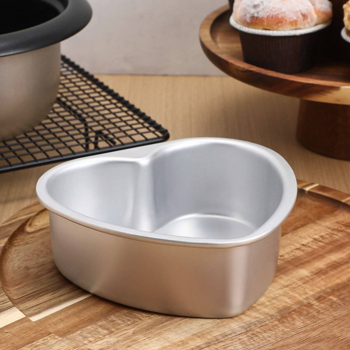 3-teiliges Herz-Kuchenform Set  Perfekt für besondere Anlässe