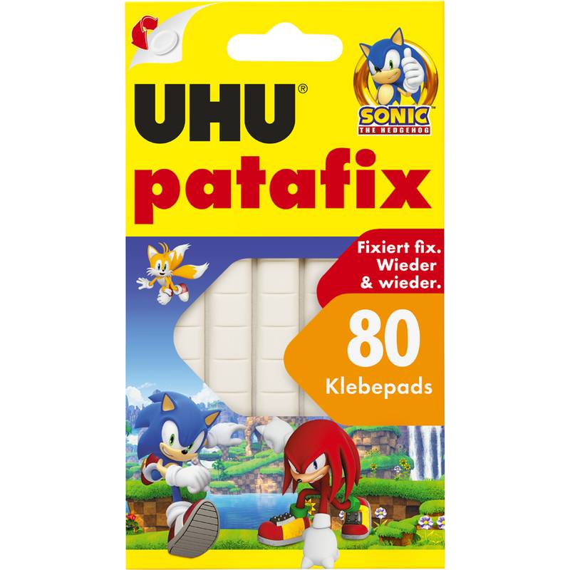 UHU Klebepads patafix SONIC, wieder ablösbar, weiß