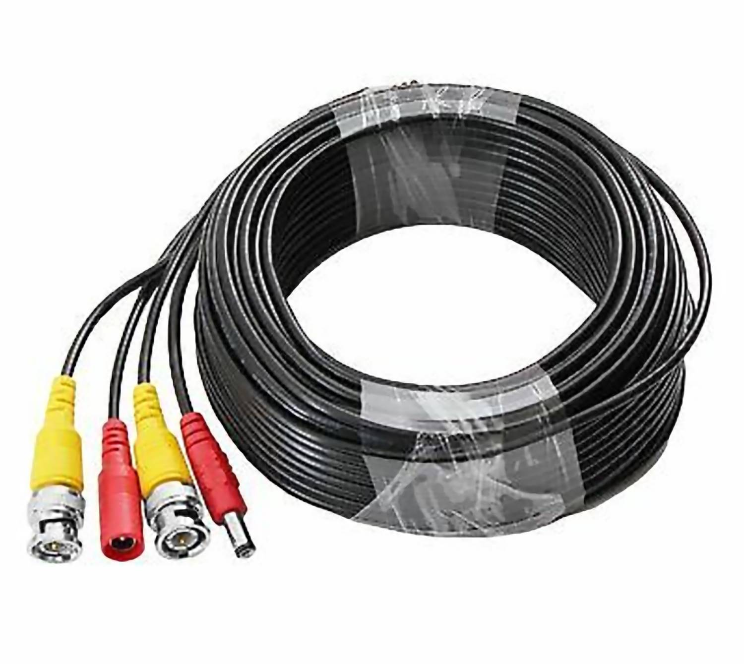 12V DC / BNC Videokabel Stromkabel Kabel Überwachungskamera 5,5mm Hohlstecker BNC / DC 40m