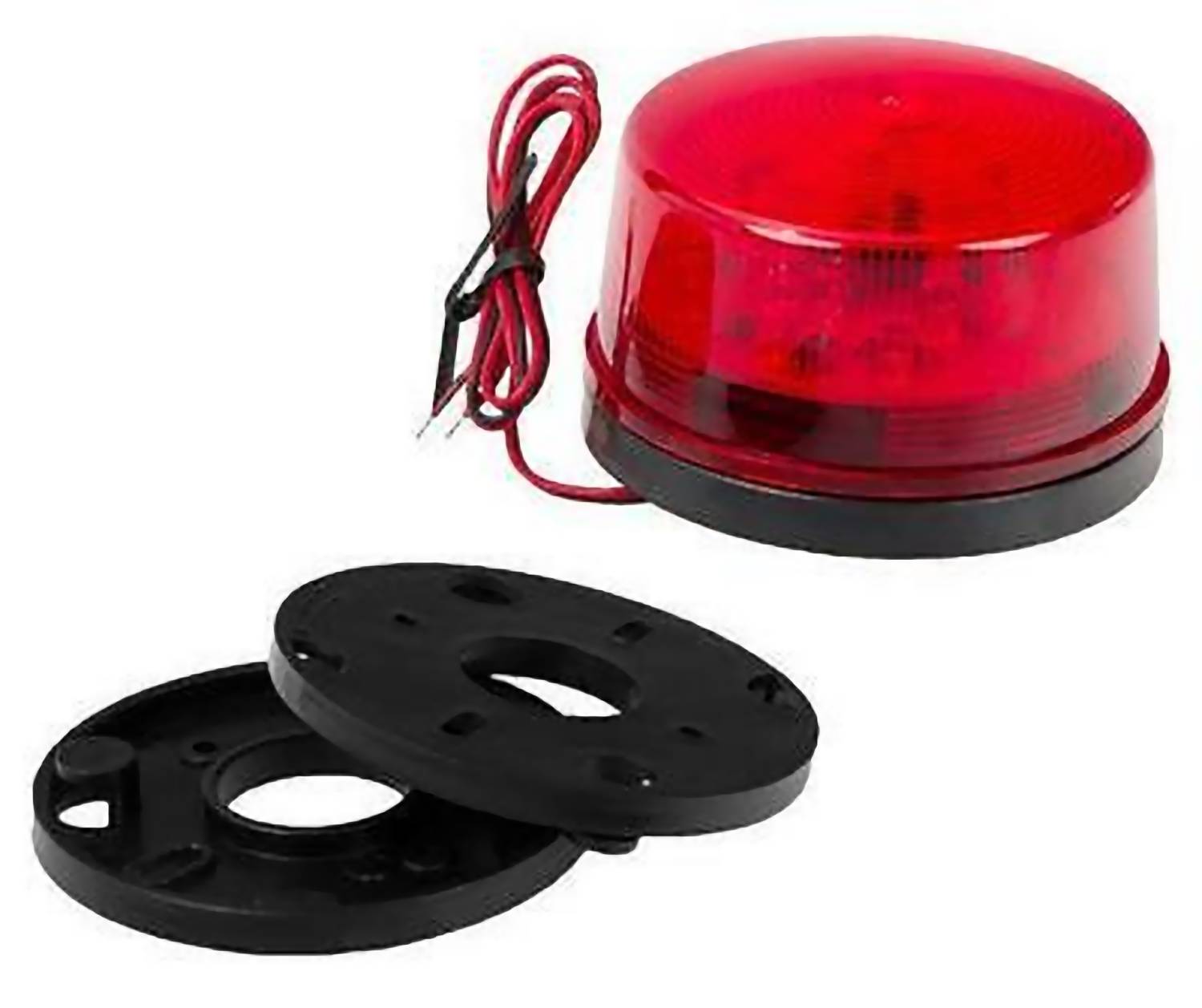 12V LED Blitzlicht Warnlicht Alarmanlage Alarm Blitzer Signalleuchte Blinklicht Rot