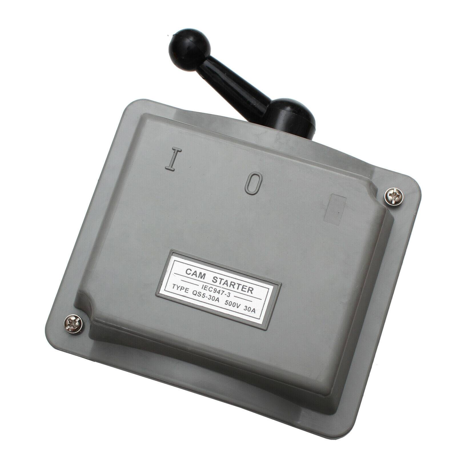 3 Phasen Hauptschalter 230V 380V Drehschalter Motorschalter Starkstrom 30A