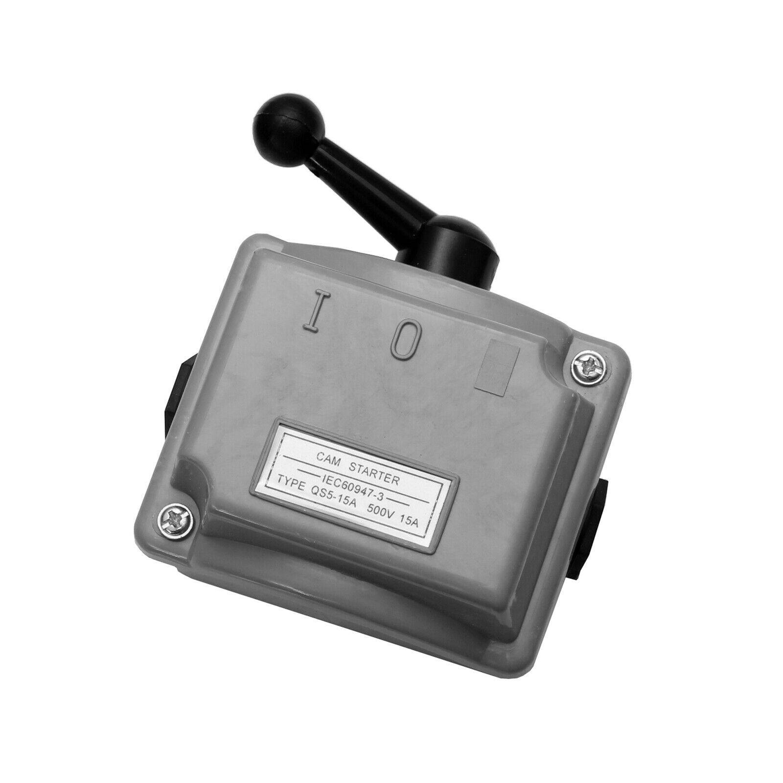 3 Phasen Hauptschalter 230V 380V Drehschalter Motorschalter Starkstrom 15A