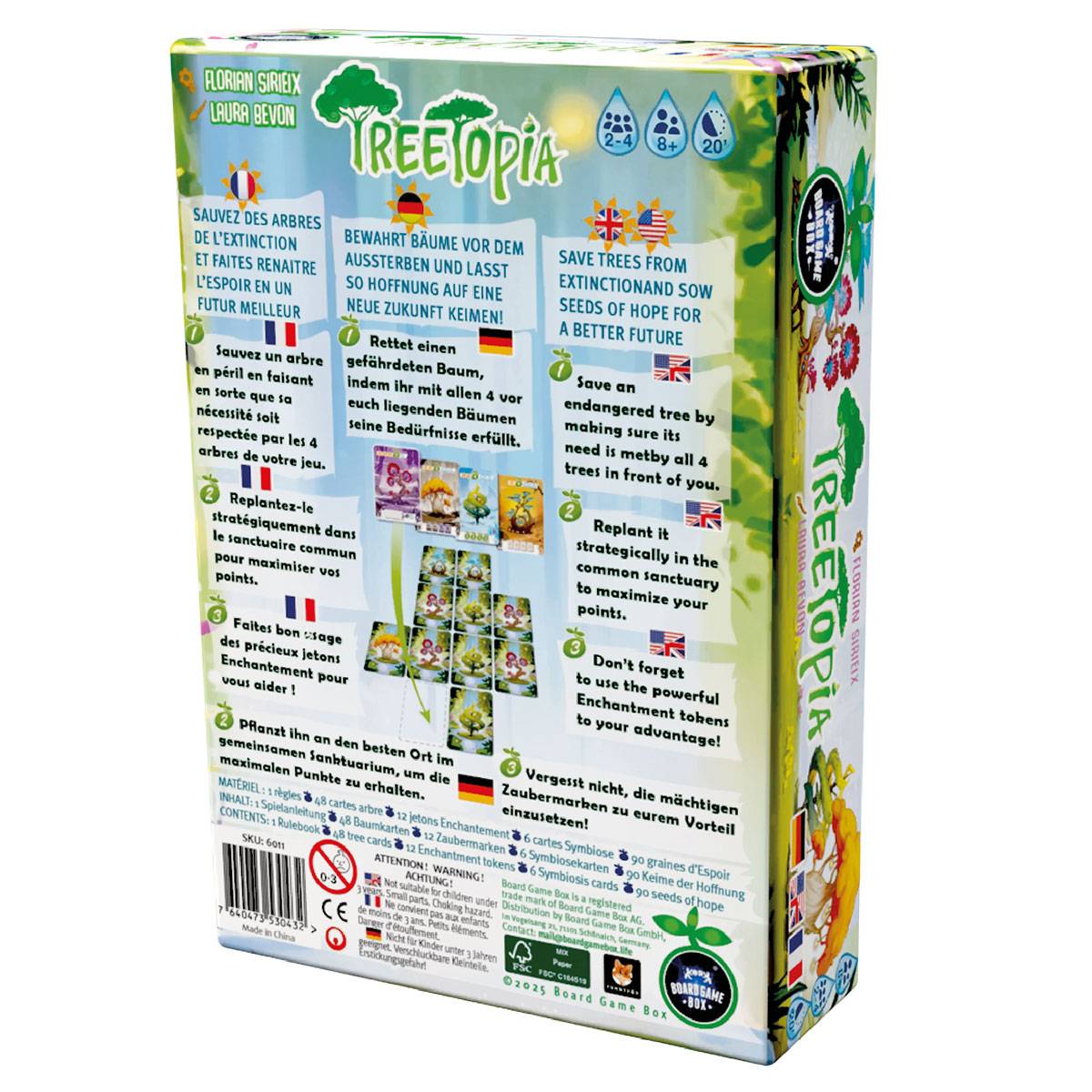 Board Game Box Treetopia - Familienspiel (+)