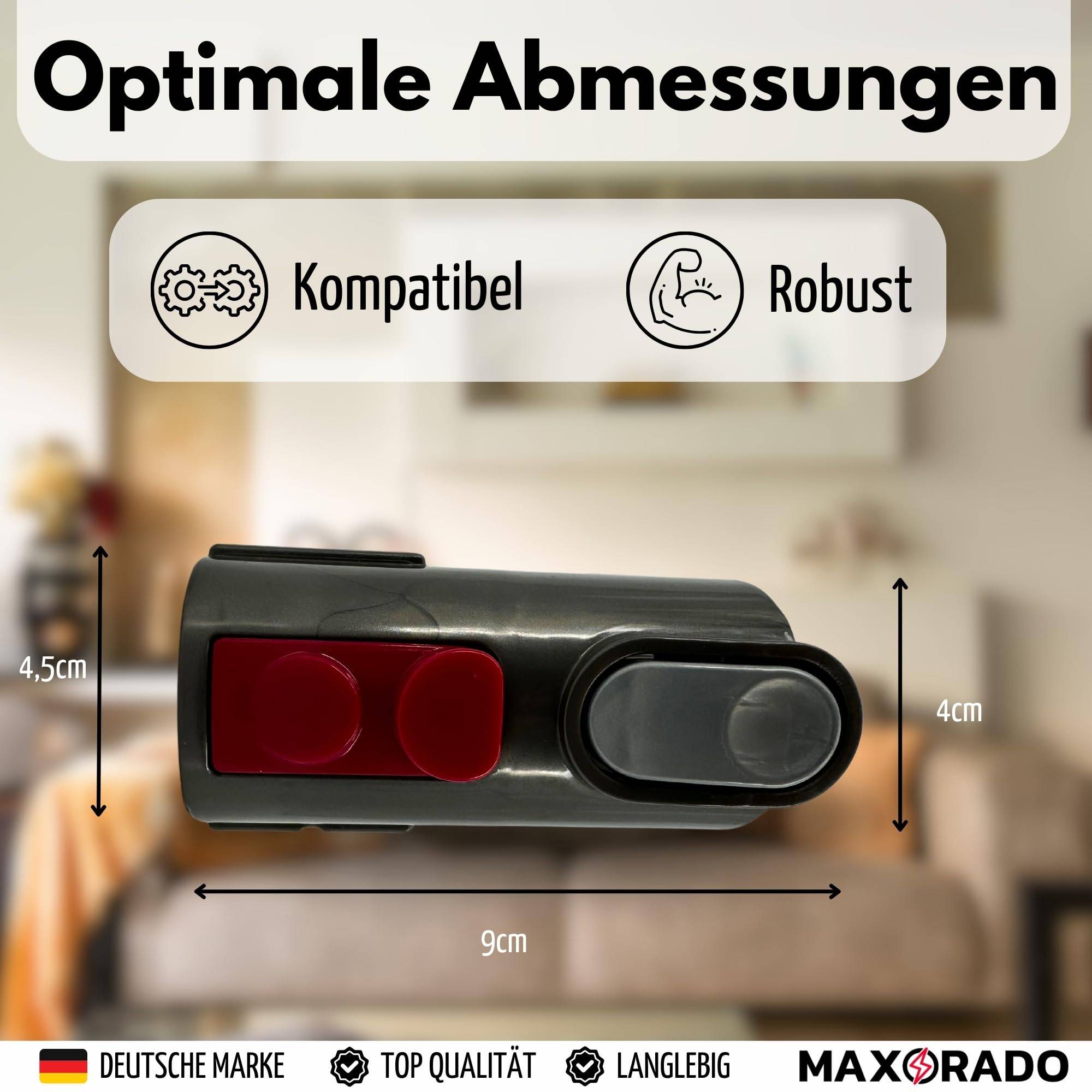 Staubsauger Adapter Staubsaugerzubehör Staubsaugeradapter Ersatzteil für Dyson Big Ball Cy22 Cy23 967370-01 an V6 Düse