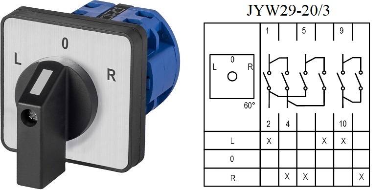 Drehschalter Nockenschalter Wendeschalter Hauptschalter Motorschalter Schalter F