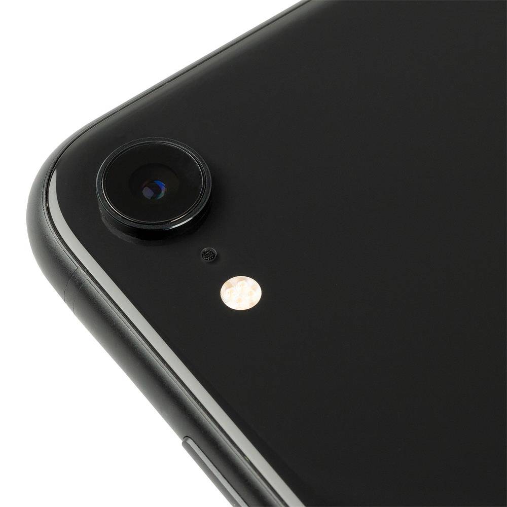 Apple iPhone XR (B-Ware) Smartphone (P/N: MRY92ZD/A, 128GB, Schwarz, Face ID, LTE-A, 12 Megapixel)