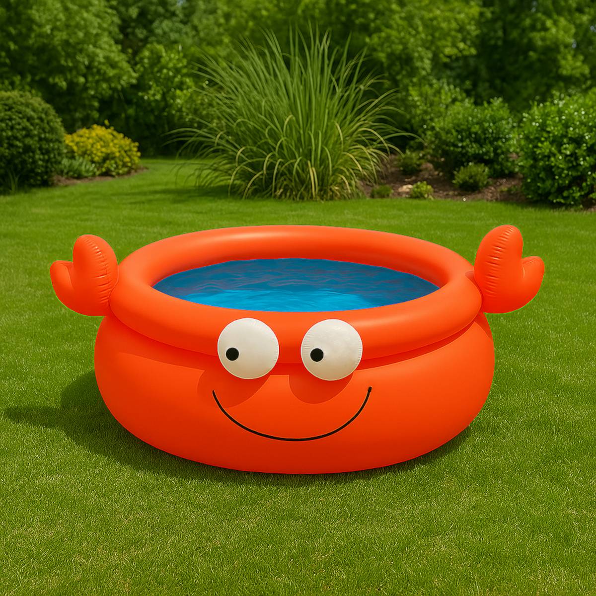 Happy People - Quick-Up Pool - Krabbe (175x62cm) Planschbecken Kinderpool