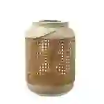 LED Solar Laterne Boho Bambus Optik Terassenleuchte Sensor Garten 28cm LED Solar Laterne Boho Bambus Optik Terassenleuchte Sensor Garten 28cm