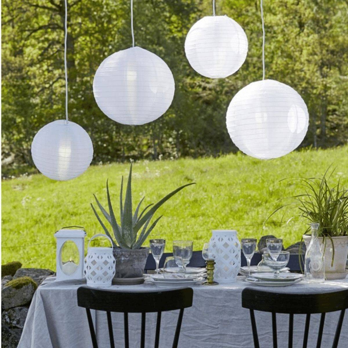 LED Laterne Windlicht Flame LED mit bewegtem Feuereffekt H: 16cm für Außen weiß