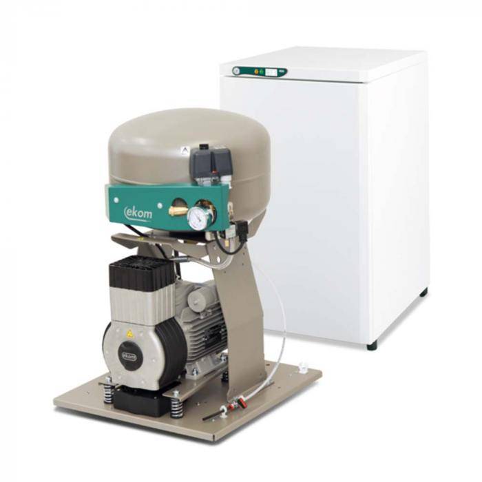 1-Zylinder-Kompressor - Motorleistung 0,55 kW - Druckluftbehälter 25 l - Typ DK50 Plus, 230V/50Hz - Trockner ohne - Schalldämmbox ohne - Lieferleist