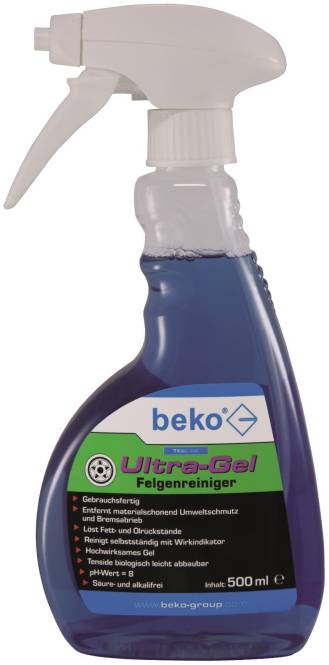 BEKO TecLine Ultra-Gel 299430500 Felgenreiniger Sprühflasche 500 ml Install.Baumaterial Isolierung