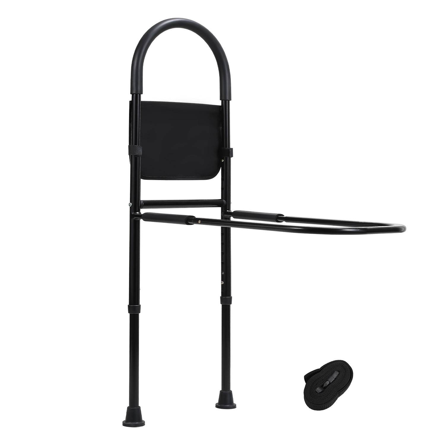 Bettgitter für Ältere Sicherheit Bettgeländer mit Lagerung Tasche und Unterstützung Beine Tragfähigkeit 150 kg