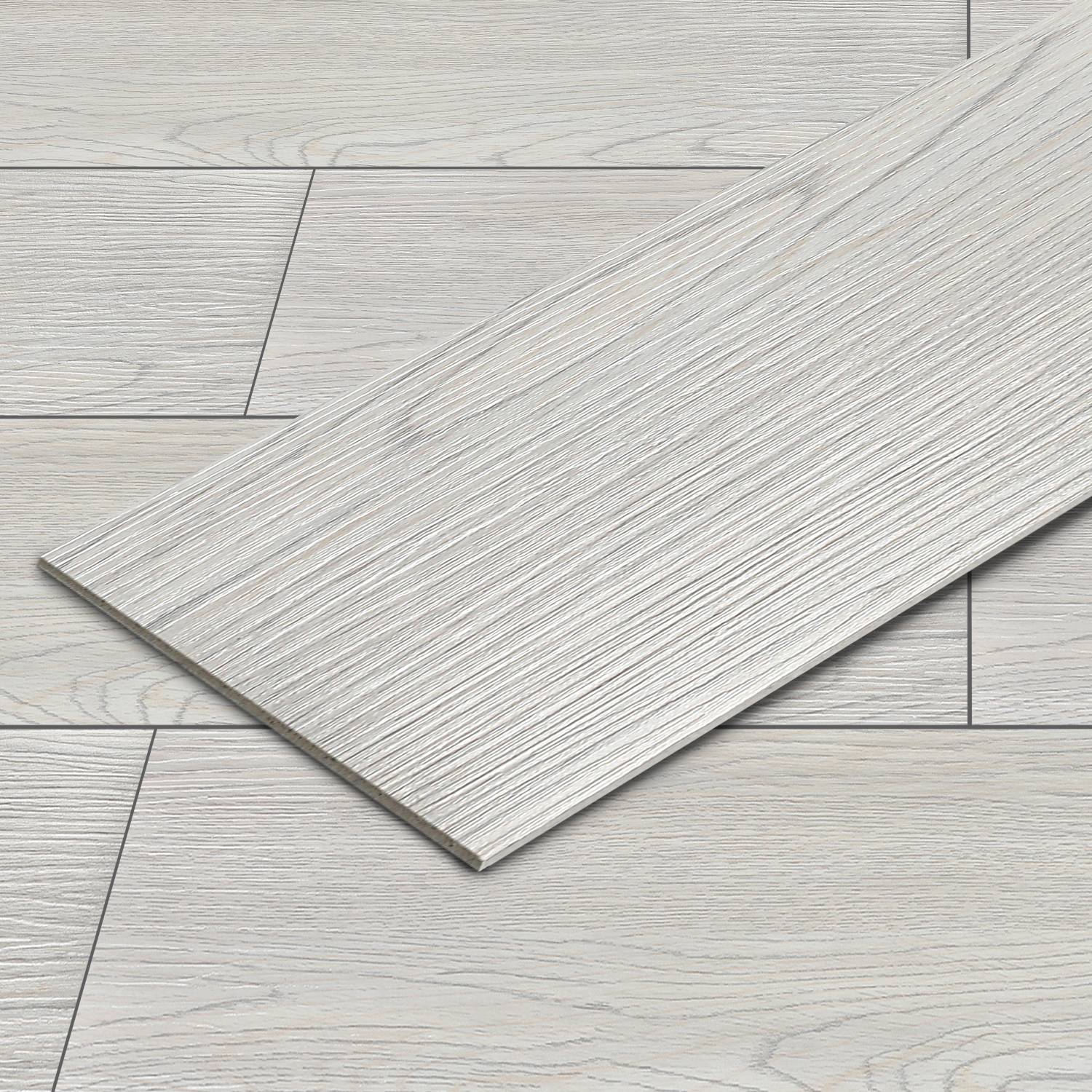 Vinyl Laminat 5m² Selbstklebend Hellgrau 36 Nachbildung Dielen Design Bodenbelag gefühlsecht
