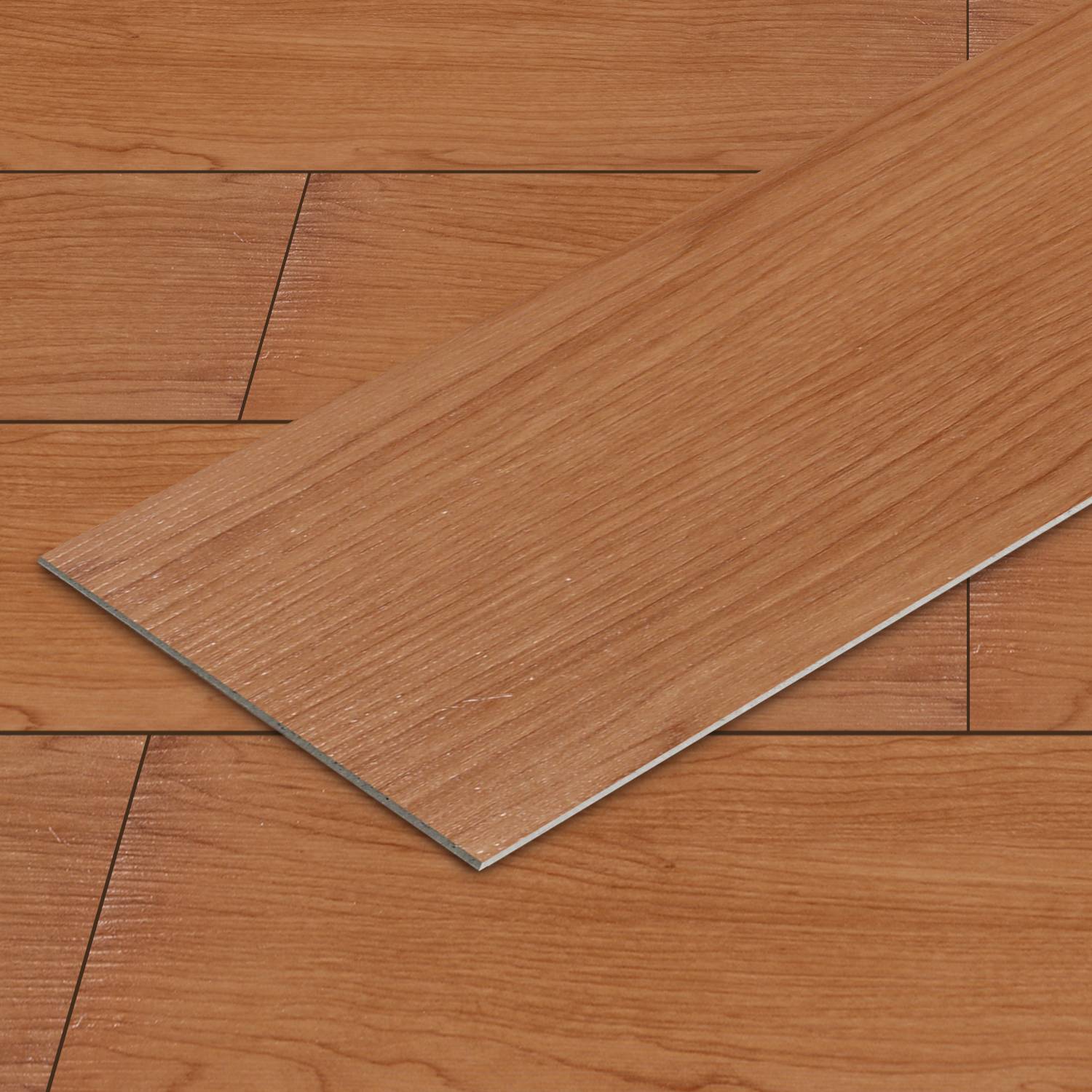 Vinyl Laminat 5m² Selbstklebend Hellbraun 36 Nachbildung Dielen Design Bodenbelag gefühlsecht