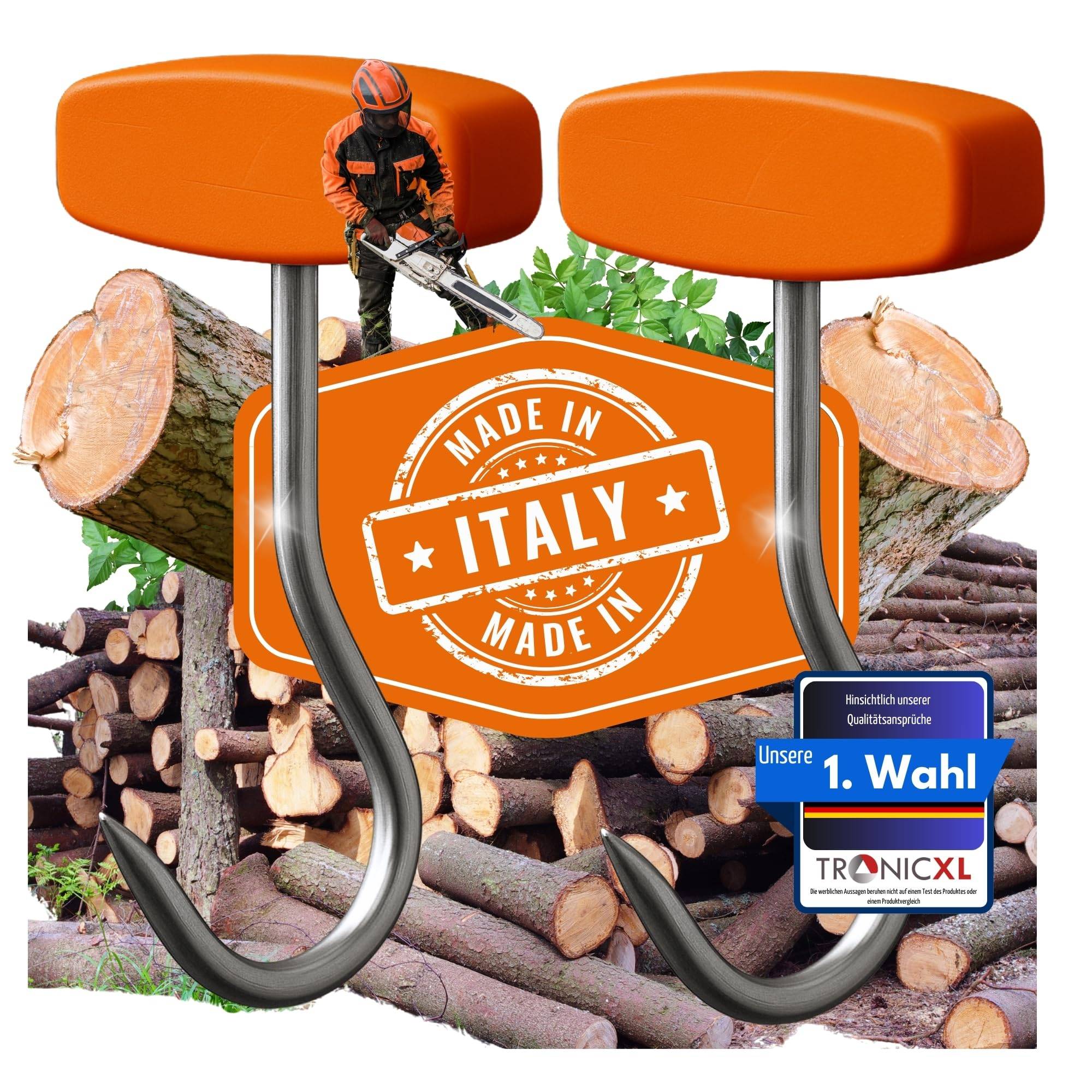 2X Forsthaken Hebehaken Packhaken Lasthaken Wendehaken Handhebehaken Stammheber Transporthaken