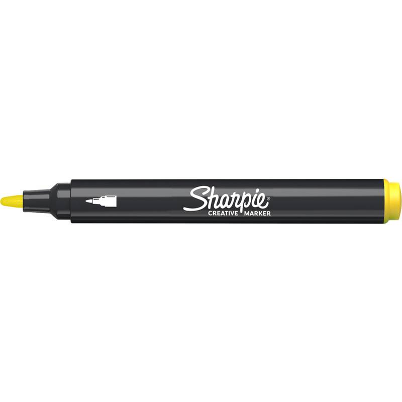 Sharpie 2218063, 1 Stück(e), Gelb, Rund, Acrylbasierte Tinte
