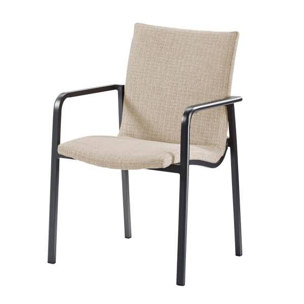 Stapelstuhl Positano 45121550 anthrazit/beige 4 Stück