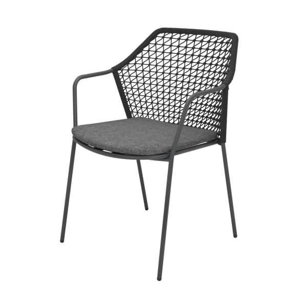 Stapelstuhl Burano 556431 anthrazit 4 Stück