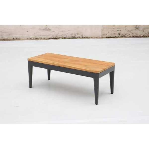 Beistelltisch Athene 585432 anthrazit/teak