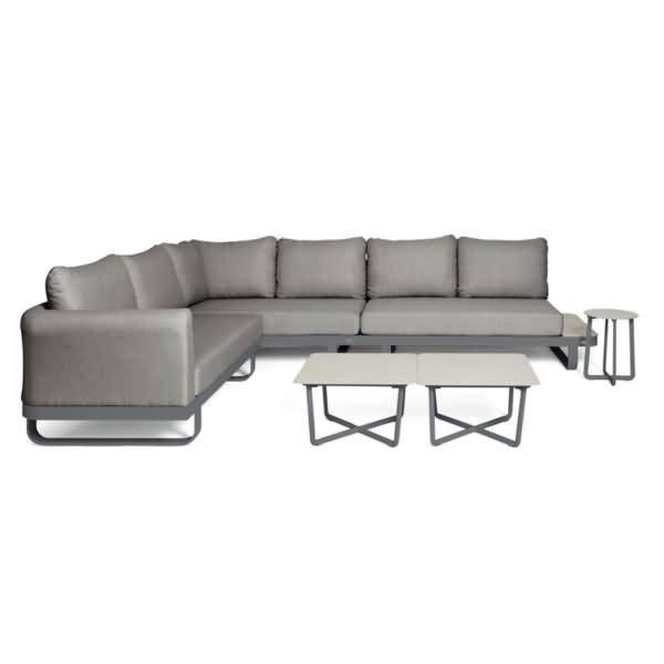 Lounge Set Fellow 586532 +3Tische anthrazit